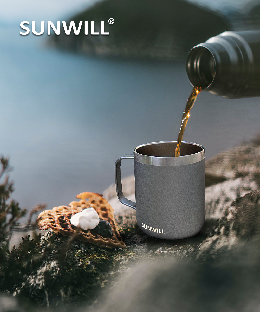 24oz Coffee Travel Mug With Sliding Lid - Powder Coated Forest
